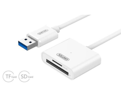 Czytnik kart SD Unitek USB 3.1 Gen1 - SD/microSD (5Gbps, max 256GB)